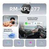 Wireless CarPlay Android Auto 2-in-1 Adapter for Universal