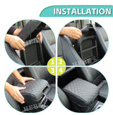Armrest Box Protector Cover for Mitsubishi Pajero 2007-2021 Car Interior Accessory HEBE