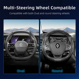 Renault Carbon Fiber Texture Steering Wheel Cover Car Interior Accessory Hocasen