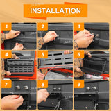 Double Layer Tailgate Rack for GWM Tank 300 2021-2025 Car Interior Accessory HEBE