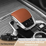 For Chery Arrizo 8 / Arrizo 8 PRO, Chery Tiggo 8 PLUS / Tiggo 8 PRO, Chery Tiggo 5X Original Leather Gear Shift Knob Cover Bo