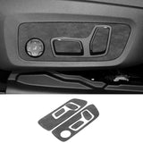 For BMW X3 G45 G48 (2025-) Seat Adjustment Button Panel Cover Trim Stickers Made of Alcantara Car Interior Tuning Accessories
