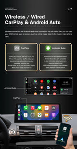 Wireless CarPlay Android Auto Screen for BMW 1 Series 2004-2012