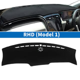 Synthetic Fiber Dashboard Mat for Hyundai Tucson NX4 2021–2025