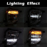 Front Bumper LED DRL Turn Signal for Pajero Sport LED Ambient Light MAGIC COLORM