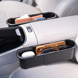 Adjustable Sliding Car Seat Gap Organizer, Flush-Mount Storage Box for Driver & Passenger, 2X Expandable Capacity Car Interio