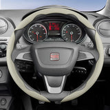 Breathable Leather Steering Wheel Cover for Seat Ibiza, Arona, Leon