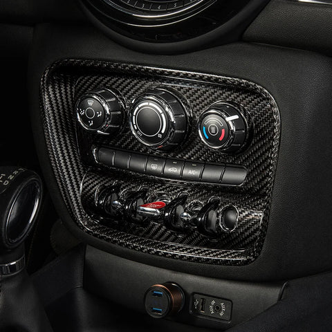 Carbon Fiber AC Panel Frame for Mini Cooper Car Interior Accessory GMUNI