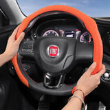 Premium Suede Steering Wheel Cover for Fiat Models Car Interior Accessory Hocasen