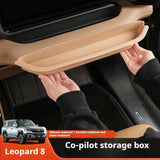 For Leopard 8 BYD Formula Leopard 8 Front Passenger Silicone Storage Box Mat Dashboard Organizer Interior Upgrade Car Dashboa