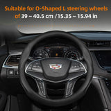 Leather Steering Wheel Cover for Cadillac CTS 2013