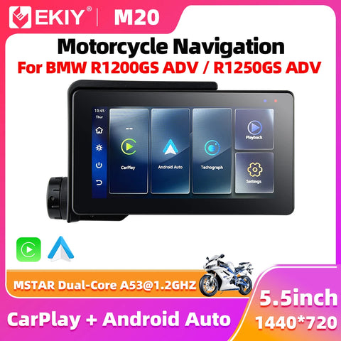 CarPlay Navigation Screen 5.5 inch for BMW R1200GS Android Head Unit EKIY