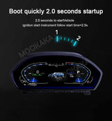 12.3" Digital Instrument Cluster for BMW 3 Series F34 2013–2020