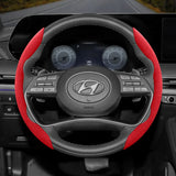 Suede Steering Wheel Cover for Hyundai Tucson & Kona