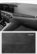 For BMW Two-gate G42 3er I3 G20 G28 4er I4 G23 Center Console Dashboard Trim Sticker Car Interior Accessories Made of Alcantara