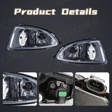 Fog Light Lamp Assembly for Honda Civic 2004-2005 Car Interior Accessory MAGIC COLORM