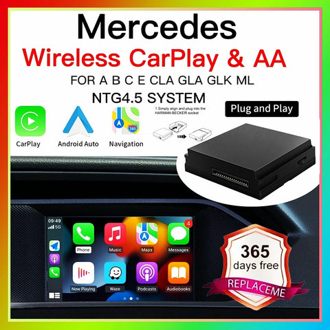 Wireless CarPlay Retrofit Module for Mercedes Benz NTG4.5 System CarPlay Retrofit Module LEXXSON