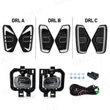 LED Fog Lamp DRL with Turn Signal For Nissan Navara NP300 2020-2022 LED Ambient Light MAGIC COLORM