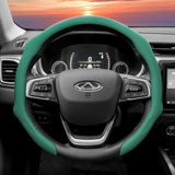 Perforated Leather Steering Wheel Cover for Chery Models