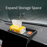 For BYD Song L DM-i Screen Rear Storage Box Central Control Armrest Box Silicone Organizer Tray Interior Accessories Car Inte