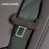 Suede Fur Seat Belt Buckle Protector Universal Car Interior Accessory LINGLUYANG
