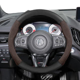 Acura Matte Carbon Fiber Suede Steering Wheel Cover