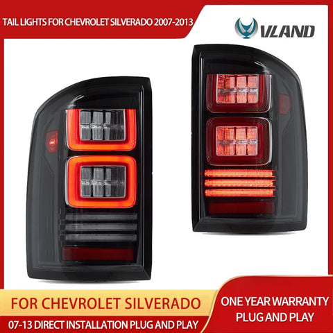 LED Tail Light Assembly for Chevrolet Silverado 2007-2014 Car Interior Accessory Vland