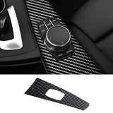 For BMW 3er F30 F31 F35 3GT F34 4e F32 F33 4er F36 Car Multimedia Panel Sticker Anti Scratch Carbon Fiber Interior Accessorie