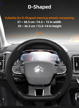Non-Slip Suede Carbon Cover for Citroen Models Car Interior Accessory Hocasen