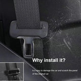 Leather Safety Belt Cover Pad Universal Fit Car Interior Accessory LINGLUYANG