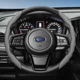 Breathable Leather Steering Wheel Cover for Subaru
