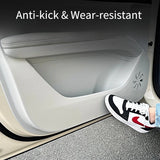 For Geely Xingyuan eMAS 5 EX2 24-26 Car Door Anti-Kick Lether Pads Front Rear Door Scratch-resistant Sticker Car Accessories