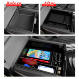 Smabee for Chevy Traverse/GMC Acadia/Buick Enclave 2024 2025 Central Armrest Storage Box Tidying Car Tray Organizer Accessory