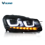Dual Beam Projector Headlights for VW Golf 6 Mk6 09-14 Car Interior Accessory Vland