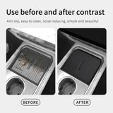 Mazda EZ-6 2024 2025 Car Anti-Slip Pad Silicone Center Console Wireless Charger Interior Accessories Black Car Interior Acces