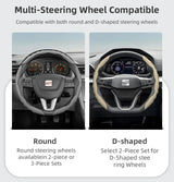 Sporty Wave-Shaped Wheel Cover Seat Ibiza Leon