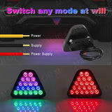 F1 Style Triangle LED Rear Brake Lamp Universal 12V