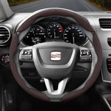 Anti-Slip Suede Steering Cover for Seat Models