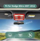Interior Decoration Cover Stickers for Dodge Nitro 2007-2012 Car Interior Accessory HEBE