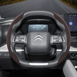 Anti-Slip Suede Buckle Cover for Citroen Vehicles