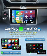 2K QLED Android 15 Multimedia Stereo for VW Passat B6 B7 CC Android Head Unit RSNAVI