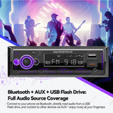 1Din Bluetooth 5.0 MP3 Car Stereo Universal Car Interior Accessory AKAMATE