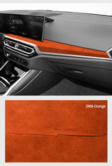 For BMW Two-gate G42 3er I3 G20 G28 4er I4 G23 Center Console Dashboard Trim Sticker Car Interior Accessories Made of Alcantara