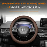 Ultra-Thin Leather Steering Cover for Honda Civic