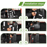 Tailgate Side Mats for Jeep Wrangler JK 4-Door Car Interior Accessory OEM