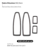 For BMW F30 F34 Door Window Switch Lifter Control Panel Frame Trim Sticker