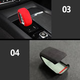 Gray Gear Shift Sleeve for Volvo XC90 2018-2026 Car Interior Accessory LINGLUYANG