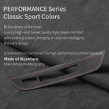 For BMW 5er G30 G38 6GT G32 Seat Memory Button Panel Trim Frame Sticker Car Premium Interior Tuning Accessories Made of Alcan