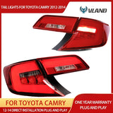 LED Tail Lights Sequential for Camry 2012-2014 Car Interior Accessory vland