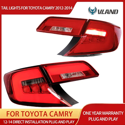 LED Tail Lights Sequential for Camry 2012-2014 Car Interior Accessory vland